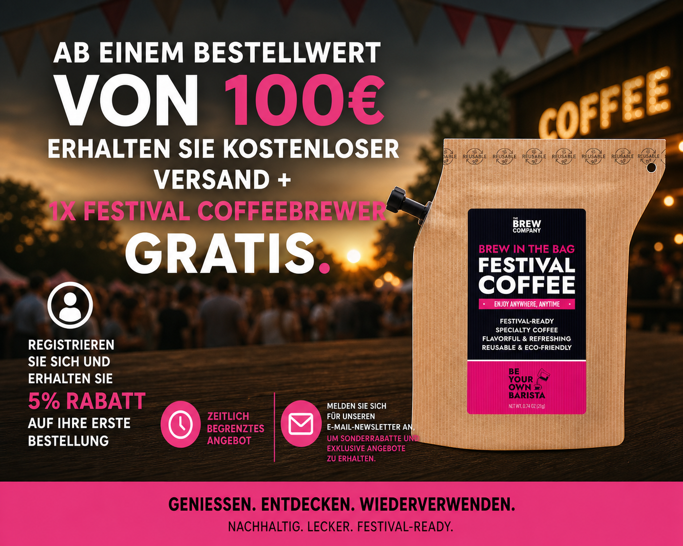 Brew Blend CoffeeBrewer – 5% Newsletter-Rabatt sichern