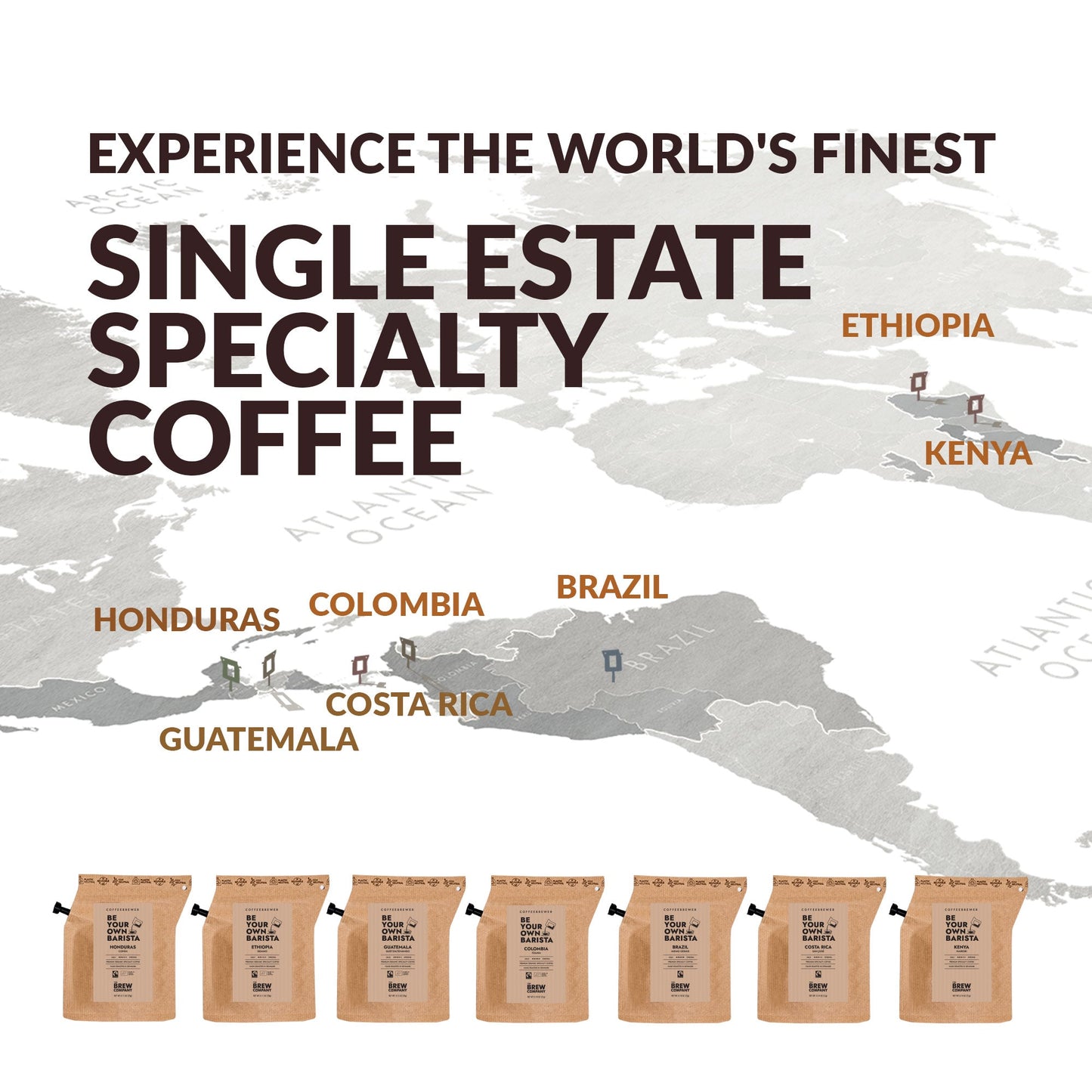 Handgerösteter Arabica Kaffee Valentinstag Geschenkset Rückansicht