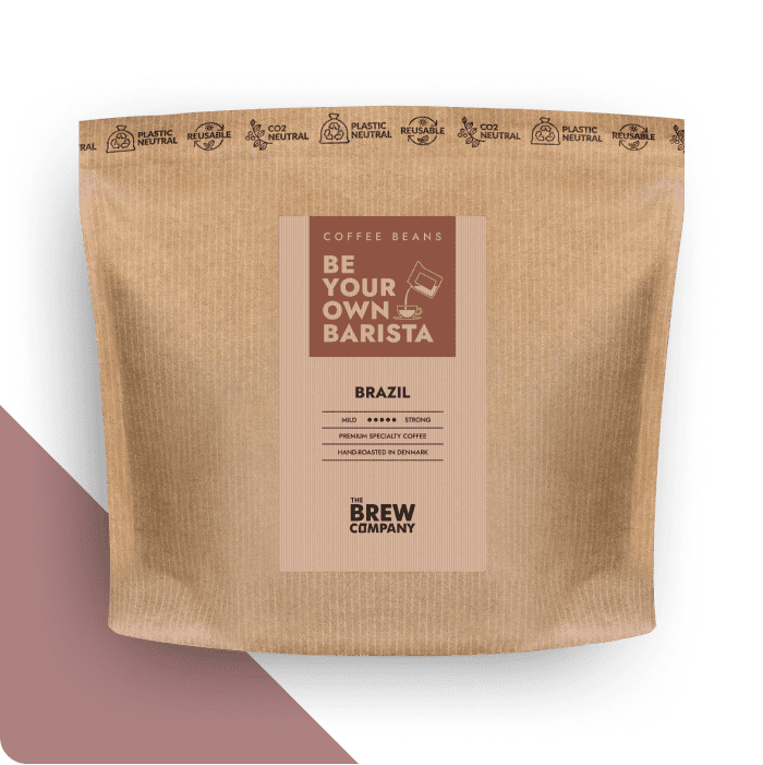 Vorderansicht der Verpackung von Brazil Specialty Coffee Bohnen