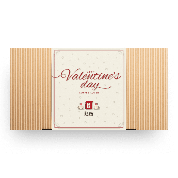 Romantic coffee date specialty gift box contents